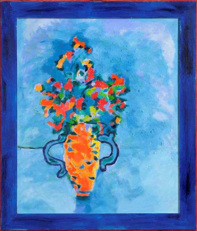 No title (still life with orange vase)